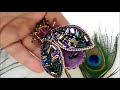 Beaded brooch bug pin embroidered bug  sparkly bug queen brooch