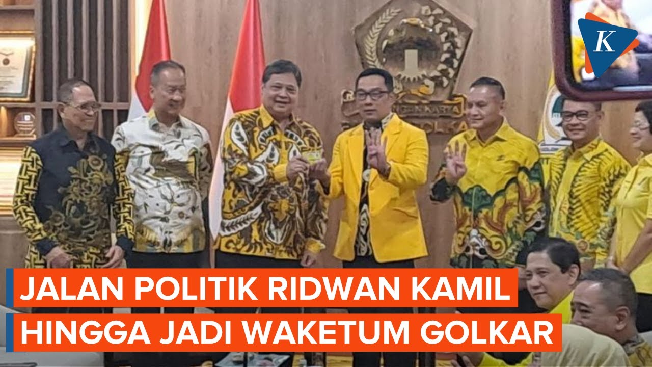 Jadi Wakil Ketua Umum Golkar, Ini Rekam Jejak Politik Ridwan Kamil ...