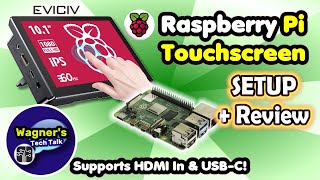 Raspberry Pi Touch Screen 10.1in. display: All-in-One Case \u0026 Setup