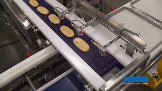 Tray Filling Conveyor with Retractable Tail