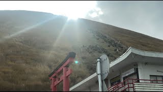 Riding a chairlift up a dormant volcano in Izu, Japan (Mount Omuro) (Travel Vlog)