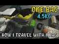 Packing light, my setup for one bag travel around the world!