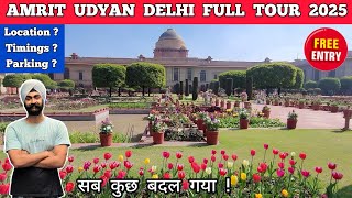 Amrit udyan rashtrapati bhavan 2025 - mughal garden delhi | Amrit udyan 2025 amrit udyan delhi vlog