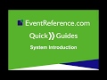 EventReference.com Quick Guides - System Introduction