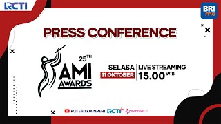 PRESS CONFERENCE 25TH AMI AWARDS 2022