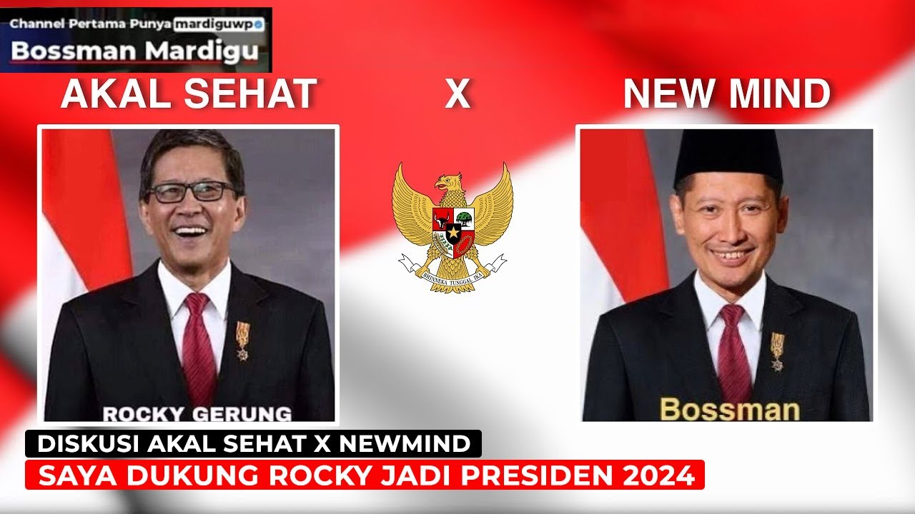 BOSSMAN DUKUNG!! ROCKY GERUNG JADI PRESIDEN 2024?! - Mardigu Wowiek ...