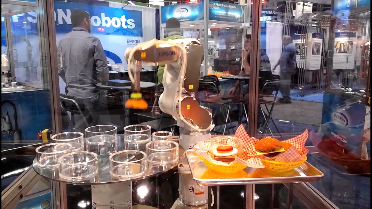 Burger Robot Youtube