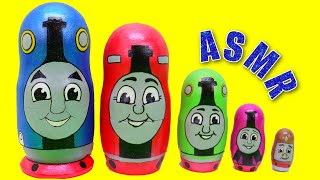 ASMR Thomas and Friends Dolls Satisfying Unboxing Review ❤️#asmr #thomas #العاب #keretaapi