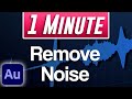 How to Remove Background Noise Tutorial | Adobe Audition 2021