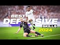 Crazy Defensive Skills & Tackles in Football 2024