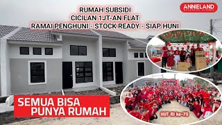 PERUMAHAN SUBSIDI DI TANGERANG | SENAM PAGI BERSAMA WARGA | BANYAK DOOR PRICE DI HUT RI 17 AGUSTUS