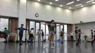 Korea national ballet class