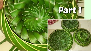 Coconut leaf bowl | Pragalya S | Part 1