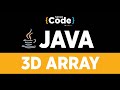 Java Tutorial For Beginners | 3D Array In Java Programming | Arrays For Beginners | SimpliCode