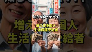 【生活保護】増える中国人｜高齢者むけ給付金 #shorts