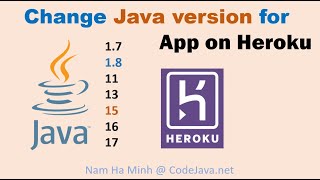 Heroku - Change Java version for Apps deployed on Heroku