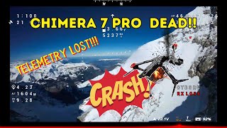 Cinematic LR Scouting flight Ends In CRASH! Chimera 7 Pro.