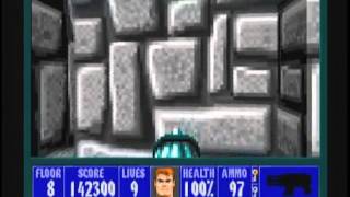 Wolfenstein 3D (100%) Walkthrough (E2M8)