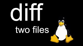 Compare (diff) Two Files, Output the Difference (Linux)