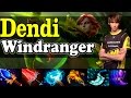 Dota 2 Dendi Plays Windranger Rampage! NAVI Vs Team Secret