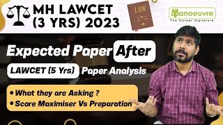 MH LAWCET (3 Yrs) 2023 - Expected Paper After LAWCET (5Yrs) Paper Analysis | Watch Now