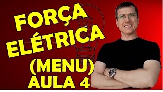 FORÇA ELÉTRICA (LEI DE COULOMB) - ELETROSTÁTICA - AULA 4 (MENU) - Prof.  Marcelo Boaro