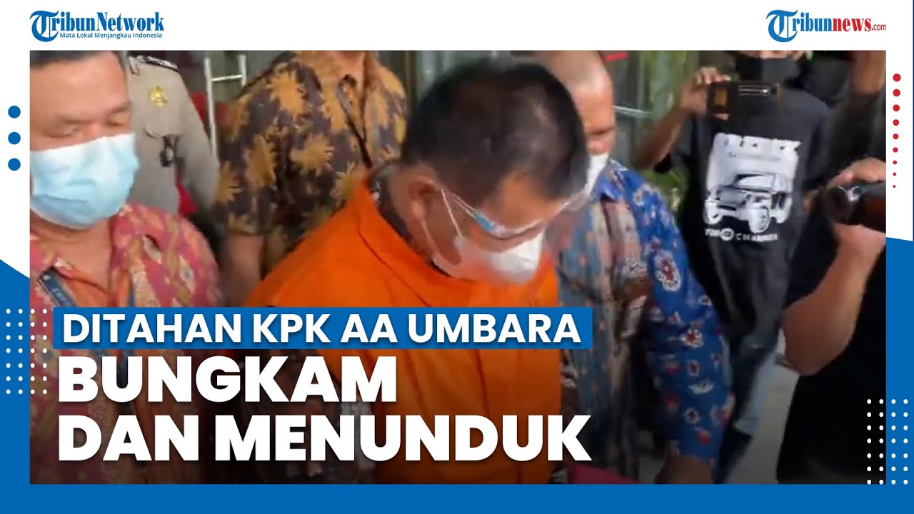 Ditahan KPK, Bupati Bandung Barat Aa Umbara Bungkam Dan Menunduk - YouTube