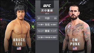 【武术 VS WWE】李小龙 VS WWE CM朋克！UFC 3 Bruce Lee VS CM Punk UFC 3