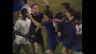 Spurs v Barcelona 1982 European C/Winners Cup Semi Final 1st Leg 07-04-1982