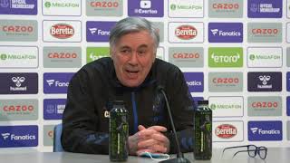 Everton v Fulham - Carlo Ancelotti - Pre-Match Press Conference