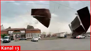 Storms batter Russia’s Chechnya republic – Roofs blown away, trees uprooted