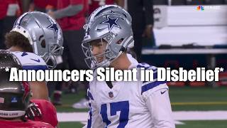 Cowboys Kicker ONCE AGAIN Baffles Announcers