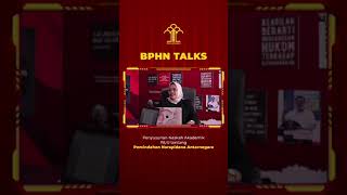 BPHN TALKS #39 - RUU Tentang Pemindahan Narapidana Antarnegara.