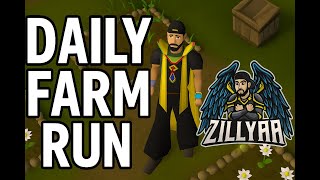 300K in 10 Minutes – The BEST Daily Farming Run in OSRS (Tree + Fruit Tree Route in realtime)