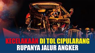 MERINDING Detik-detik Kecelakaan Maut di Tol Cipularang, Bus Rombongan Peziarah. #tolcipularang #bus