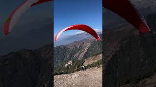 Bhgaoo run🪂 #youtube #mountains #paragliding #travel #paraglidinglove #subscribe #viralvideo