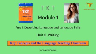 TKT, Module 1, Unit 6: 6.6. Key Concepts and the Language Teaching Classroom