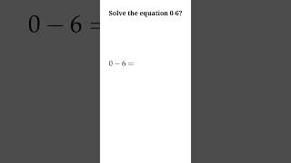 Solve 0-6