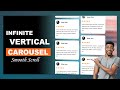 Smooth Infinite Vertical Carousel Effect with Elementor | CSS Tips and Tricks