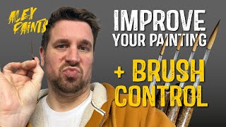 Brushes & Brush Control Explained for Beginners - Miniature Painting