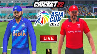 Asia Cup 2022 - India vs Hong Kong Match - Cricket 22 Live - RtxVivek | Later Stumble Guys