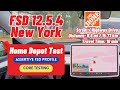 Tesla FSD Supervised v12.5.4 Home Depot Test | ASSERTIVE FSD Driving Profile