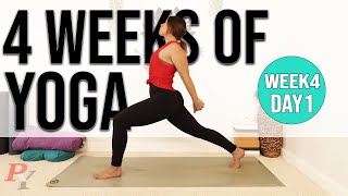 YOGA CHALLENGE | Week4 - Day1 | STRENGTH \u0026 FLEXIBILITY FLOW