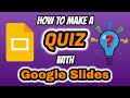 How to make a QUIZ in GOOGLE SLIDES | Google Drive | Game | Links