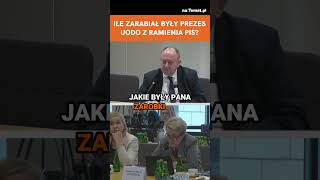 ILE ZARABIAŁ BYŁY PREZES UODO Z RAMIENIA PiS? \