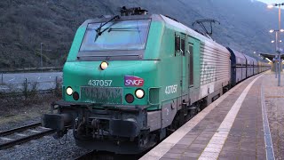 SNCF 437057 FRET ausfahrt Cochem! (Germany | Rheinland Pfalz)