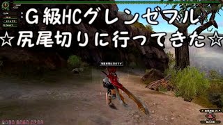 【MHF G】　Akiの日常　第３０弾　見た目装備でG級HCグレンゼブル　☆尻尾切りに行ってきた☆