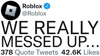 Roblox Players Are ANGRY Because Of This...