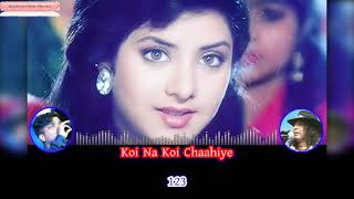 Koi Na Koi Chahiye Karaoke | Deewana | Shahrukh Khan | Divya Bharti | Vinod Rathod