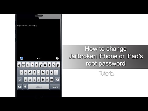 How to change Jailbroken iPhone or iPad's root password - iPhone Hacks How to change Jailbroken iPhone or iPad's root password - iPhone Hacks